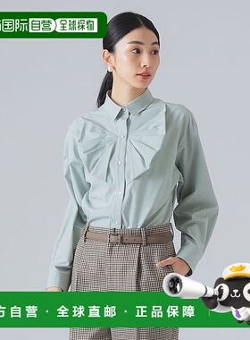 1h可退 日本直邮EFFE BEAMS 女装 宽松衬衫 长袖 大蝴蝶结设计 64