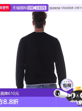 香港直邮KENZO 男士针织毛衣 4MD5SW005NER99 SS2022 黑色 印花套