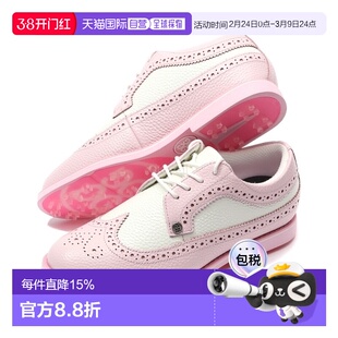 韩国直邮GFORE高尔夫运动球鞋女款粉色系带时尚休闲g4la23ef11
