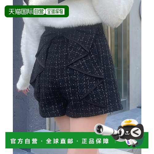 1h可退 日本直邮abc une face 女装 高腰短裤 背部蝴蝶结设计 305