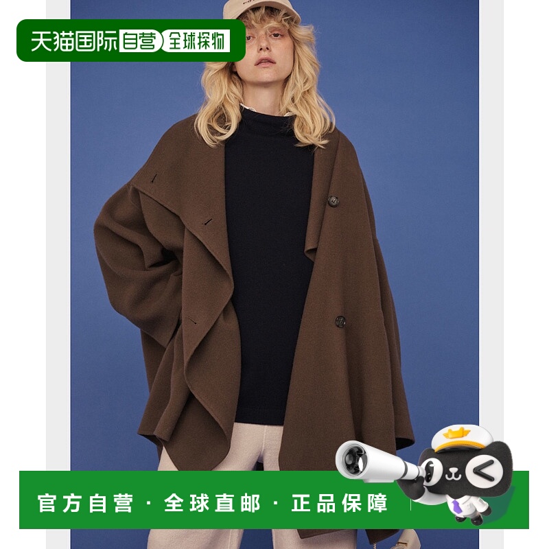 1h可退 日本直邮Rouge vif la cle 女装 宽松仿羊毛短外套 无袖斗