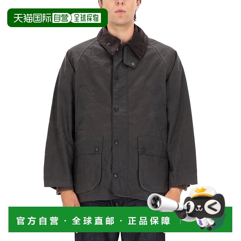 香港直邮barbour 巴伯尔 男士 長袖直下擺夾克 MWX1679MWXG
