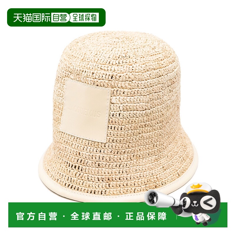 1h可退 香港直邮潮奢 Jacquemus 女士 JACQUEMUS 黑色帽子 245AC6