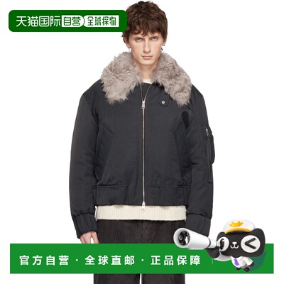 1h可退 香港直邮Tom Ford 汤姆 福特 男士 黑色 Nylon Padded 飞