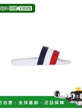 1h可退 香港直邮潮奢 Moncler 盟可睐 男士 白色凉鞋 09A4C000200