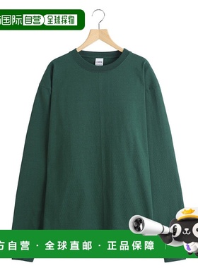 1h可退 日本直邮CAMBER男装8oz重磅全棉长袖T恤 宽松复古设计 CAM