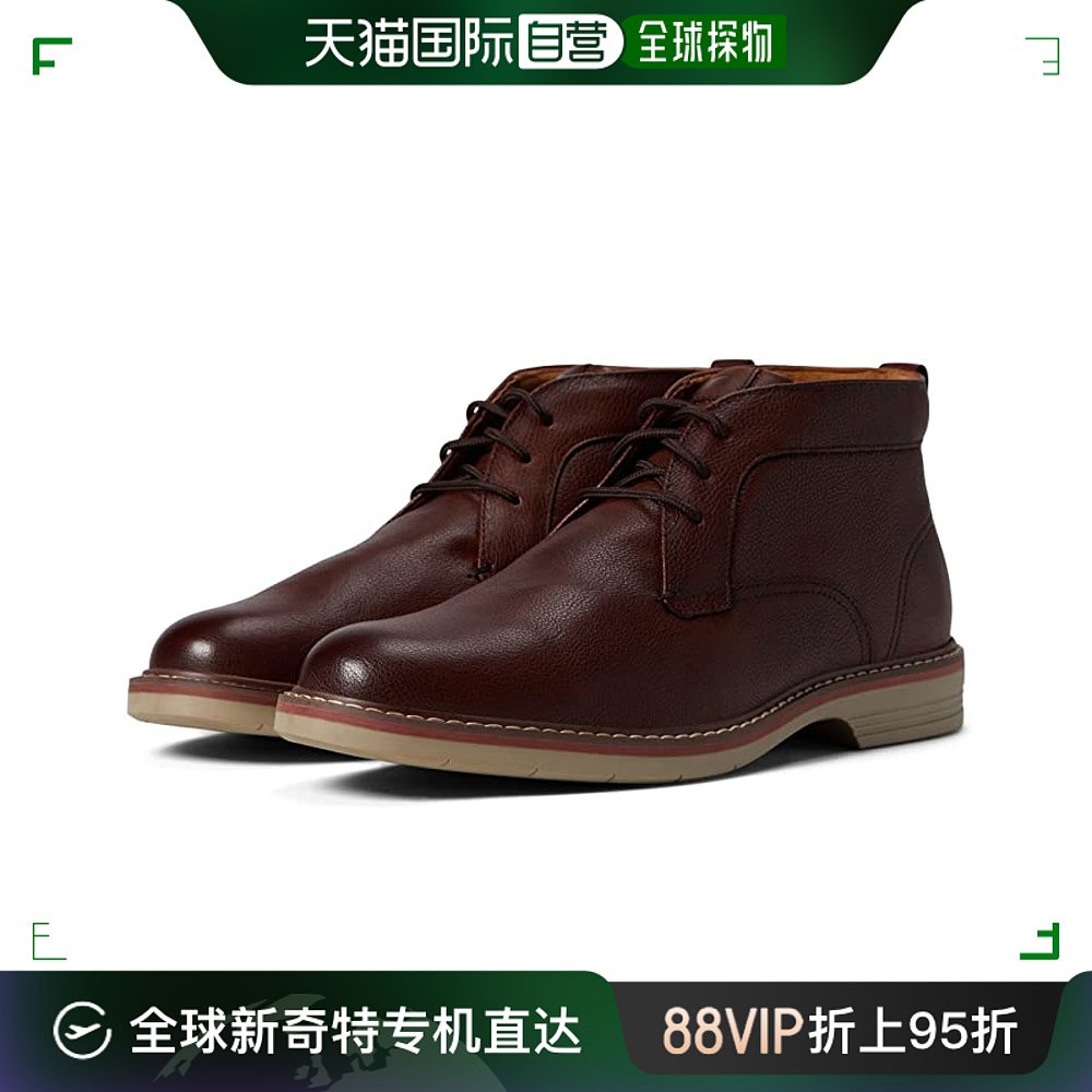 香港直邮潮奢 florsheim 富乐绅 男士 Norwalk 扁平头高帮皮马靴