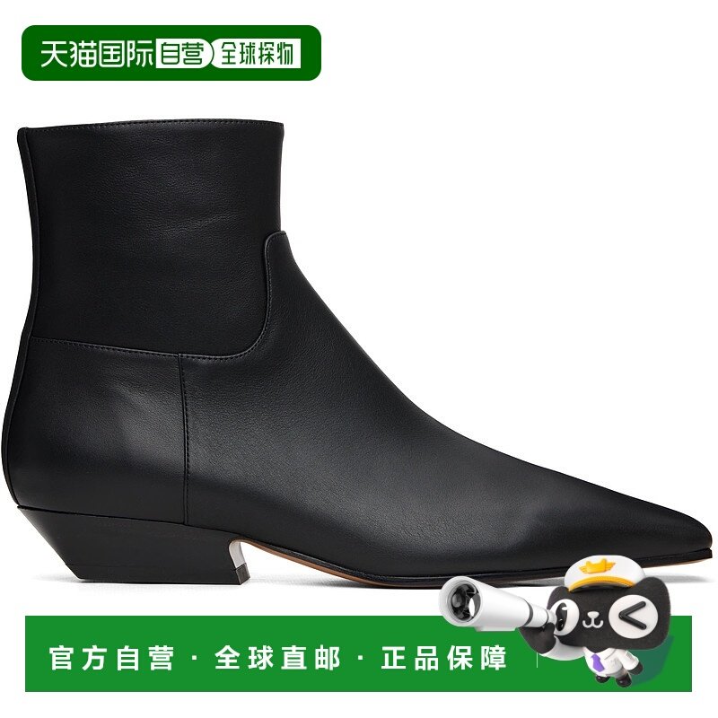 1h可退 香港直邮KHAITE 女士 黑色 Marfa 踝靴 F1066824 black黑