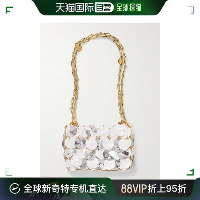 香港直邮潮奢 Rabanne 女士 Paillette-embellished shell should