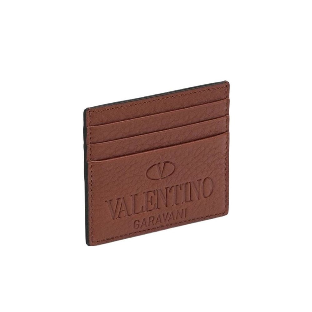 VALENTINO 男士钱包 1Y2P0S49VXY7KK AW2022 棕色 徽标卡夹
