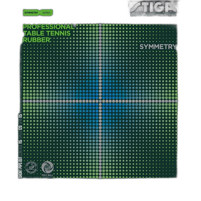 日本直邮STIGA乒乓球胶皮 SYMMETRY BLACK 加厚乒乓球胶皮 170918