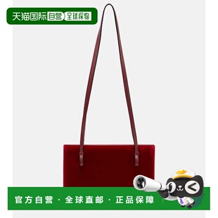 1h可退 香港直邮toteme 女士 Cocktail 天鹅绒肩包 red红色 舒适