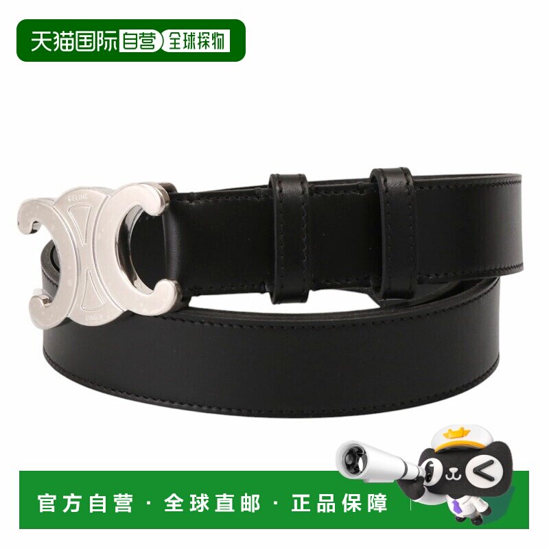 日本直邮CELINE“Large Triomphe Belt”复古小牛皮3厘米宽男士皮图片