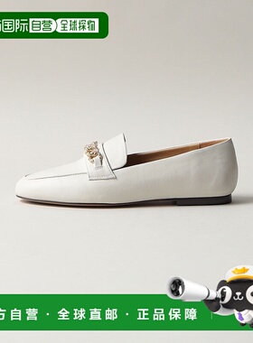 1h可退 日本直邮Odette e Odile 女士链条装饰软皮乐福鞋 4517170