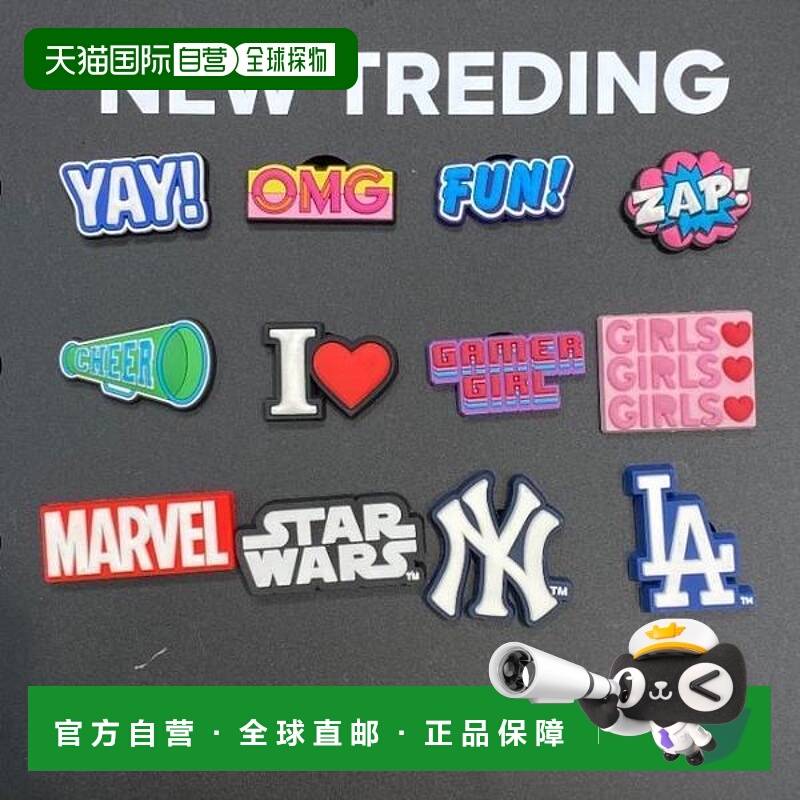 韩国直邮crocs Crocs HC02 Girls' Heart GIRLS JIBBITZ English