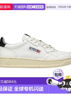 1h可退 香港直邮AUTRY 女士 白色皮质低帮运动鞋 AULWLL22WHITEBL