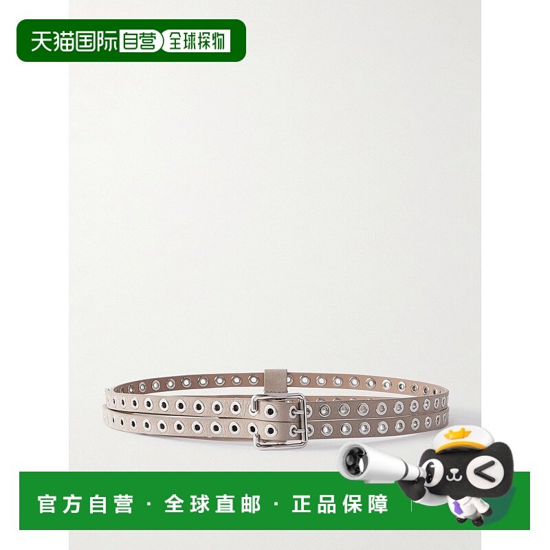 1h可退 香港直邮Alaia 女士 打孔精饰牛巴革皮带 AA1C337FCA214,服饰配件/皮带/帽子/围巾,腰带/皮带/腰链,淘宝优惠券,粉丝福利购,淘宝优惠卷