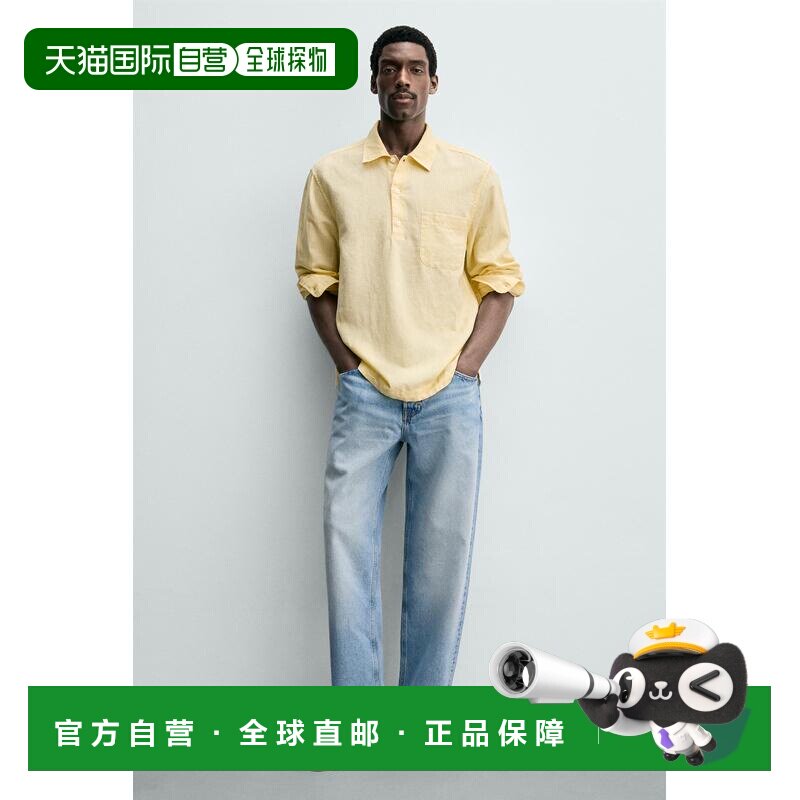日本直邮Zara织物平底凉鞋