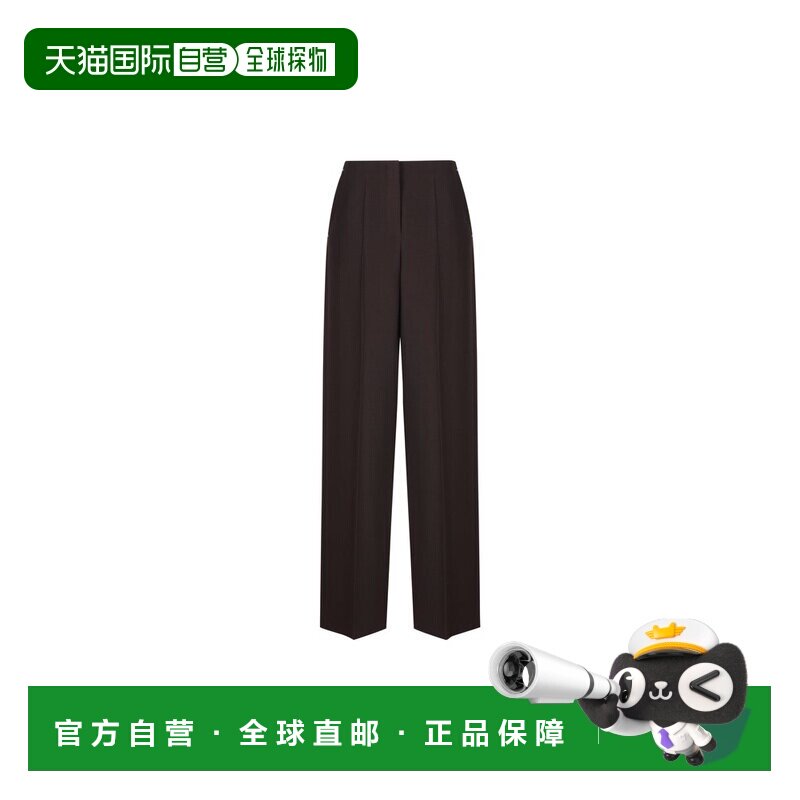 1h可退 香港直邮Fendi 芬迪 女士 折痕细节休闲裤 FR6580AJYF