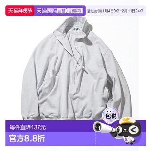 1h可退 日本直邮CAHLUMN男装半拉链重磅全棉长袖T恤 立领设计 102