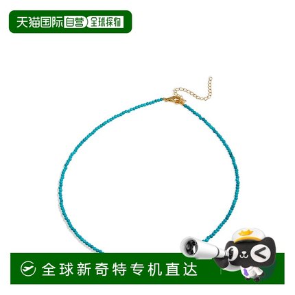 自营SAVVY CIE JEWELS蓝色绿松石石头项链绿色 美国奥莱直发