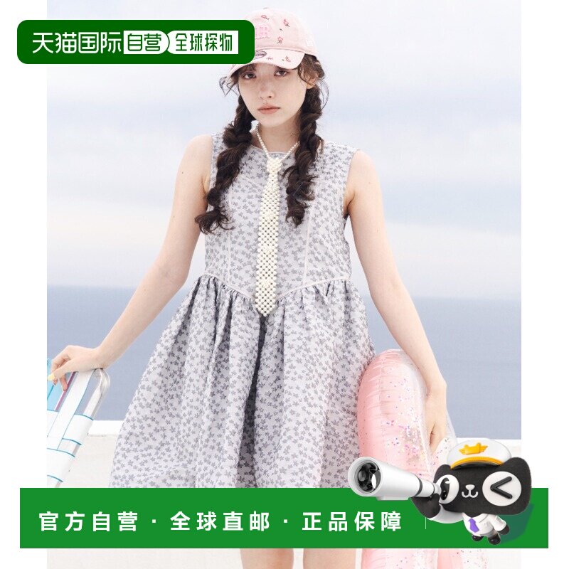 日本直邮FURFUR 女士 花卉提花迷你连衣裙 RWFO262074