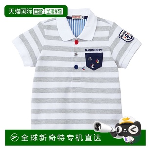 Polo衫 灰色 日潮跑腿mikihouse 450 ８０12 5502