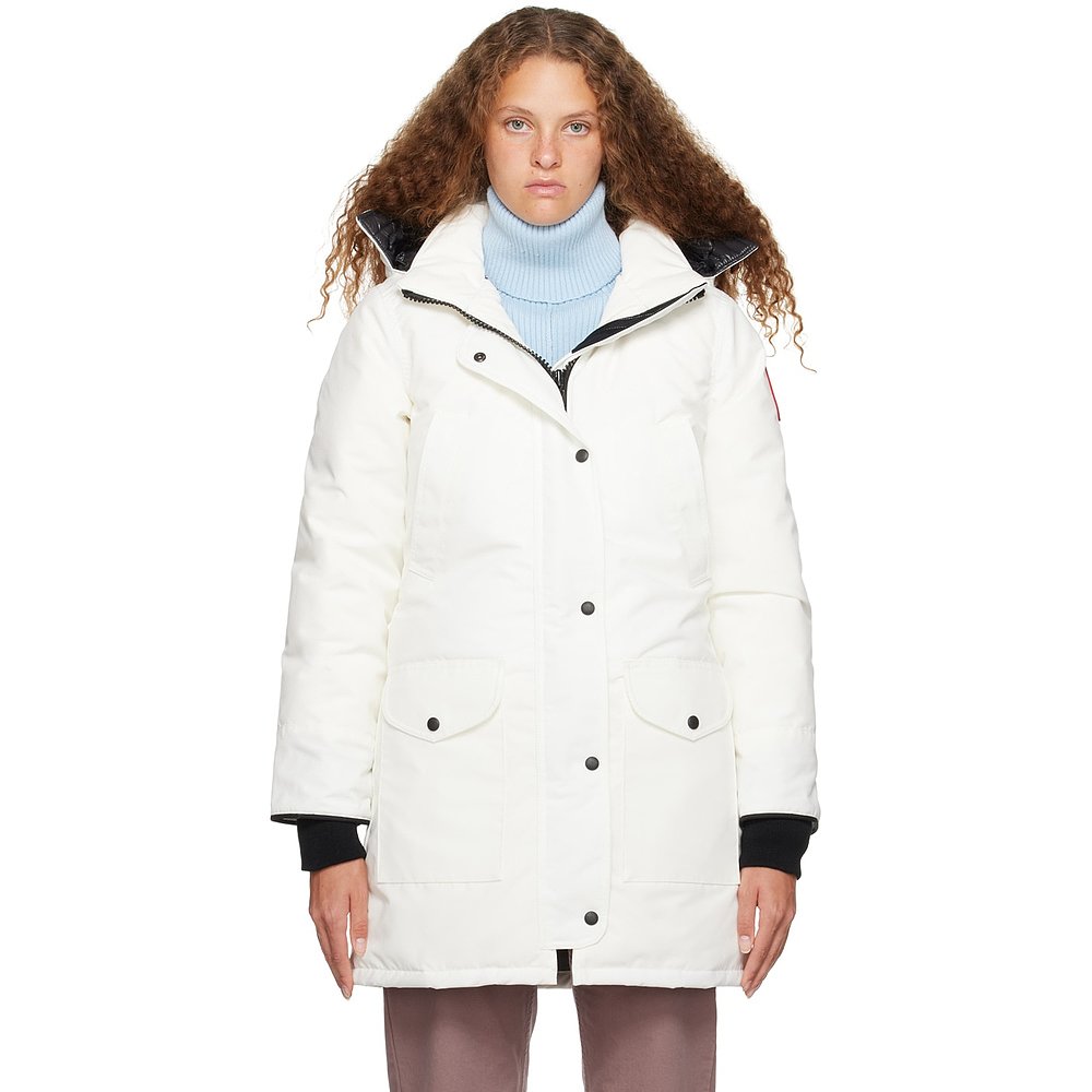 潮奢 Canada Goose 加拿大鹅 女士 白色 Trillium 羽绒大衣 6660W