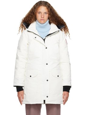 潮奢 Canada Goose 加拿大鹅 女士 白色 Trillium 羽绒大衣 6660W