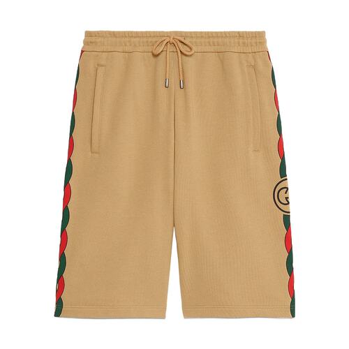 Gucci INTERLOCKING G 棉质短裤 693049XJD7R