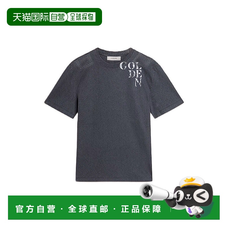 欧洲直邮Golden Goose t-shirt en coton à imprime graphique