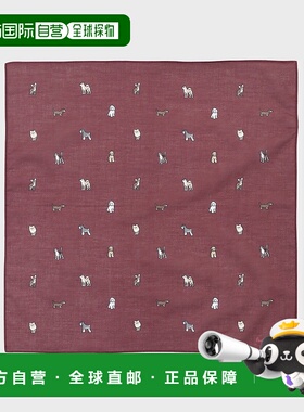 1h可退 日本直邮Paul Smith 男士 全棉图案手帕  250352 HANK