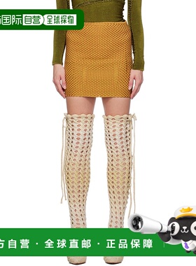 1h可退 香港直邮潮奢 ISABOULDER 女士 独家发售橙色短裙 PF23WHS