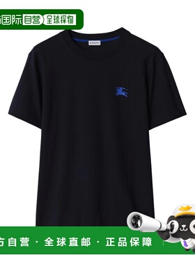 香港直邮BURBERRY 男士T恤 8121703A1222 SS2026 黑色 Midnight b