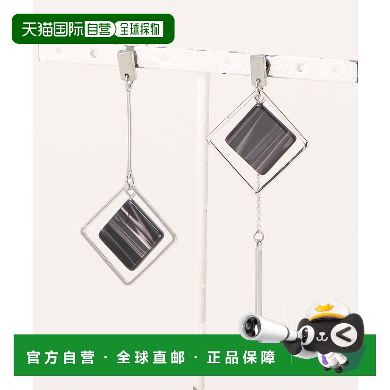 1h可退 日本直邮AZUL BY MOUSSY 女士亚克力金属不对称耳环 250HS