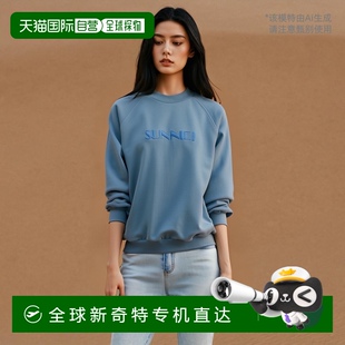 上裝 1小時(shí)內(nèi)可退 韓國直郵sunnei 通用 T恤衛(wèi)衣百搭舒適減齡流行