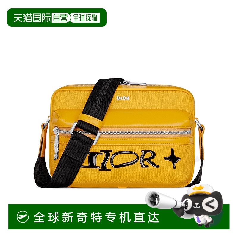 香港直邮DIOR 男士斜挎包 1ESPO340LWHH20E SS2025 黄色 Rider2.0