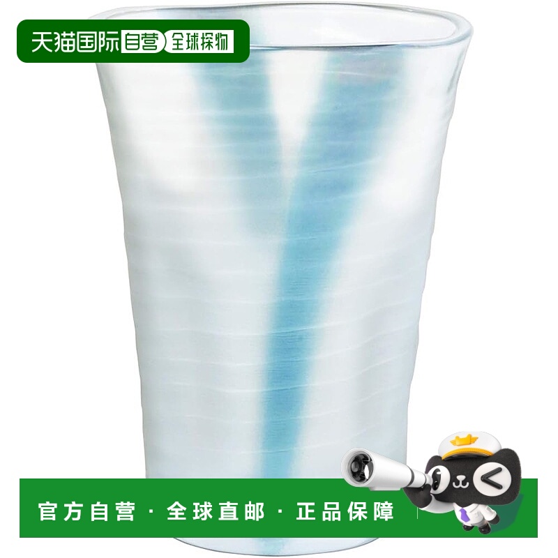 【日本直邮】东洋佐佐木 啤酒杯 350ml 日本制 蓝色P-52013-J118S