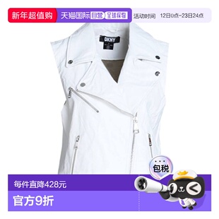 香港直邮潮奢 Dkny 唐可娜儿 女士 夹克 beige米色 舒适时尚皮衣