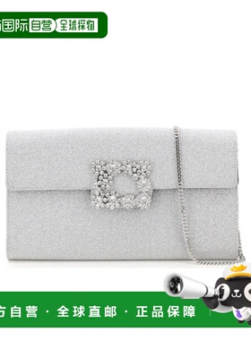 香港直邮Roger Vivier 花扣单肩包 RBWAMFD0200JQO