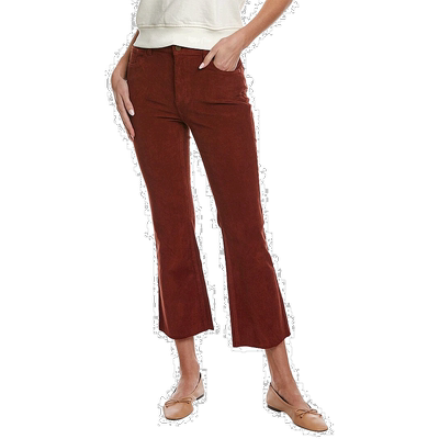 自营 DL1961 Bridget Paprika 灯芯绒短款靴型牛仔裤 - 红色 美国