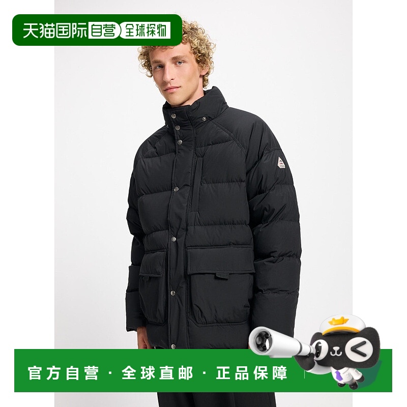 自营欧洲直邮Pyrenex Voyager 黑色男士天然色冬季羽绒服