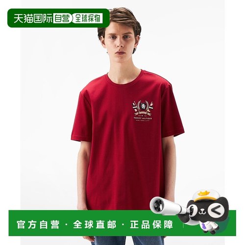 日本直邮TOMMY HILFIGER 希尔菲格徽章互锁T恤 TO3203EM012361 T