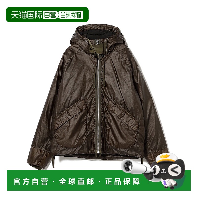 1h可退 日本直邮C.P. COMPANY 男装 Opal材质羽绒夹克 半拉链防滴