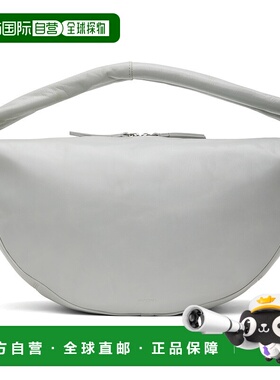 1h可退 香港直邮潮奢 BY FAR 女士 灰色 Maxi Cush 单肩包 MWBSB0