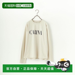 012510900 1h可退 日本直邮MICA&DEAL 女士CARINA品牌logo长袖 T恤