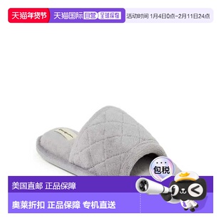 自营Dearfoams Women's Beatrice Quilted Microfiber Terry Show