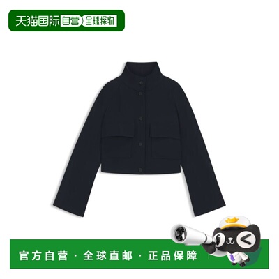 自营bossModern-fit blazer in wrinkle-resistant crepe - dark