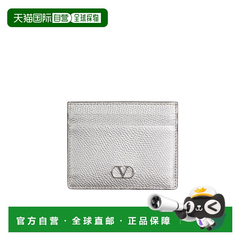 香港直邮VALENTINO 女士钱包 WP0AJ7RFYS13 SS2025 白色 VLOGO卡