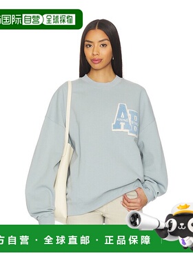 1h可退 香港直邮潮奢 ANINE BING 女士 Miles Letterman 宽松款运